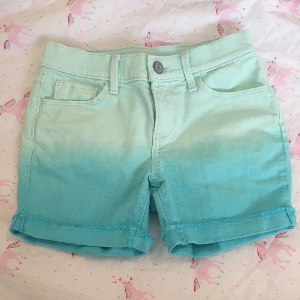 Old Navy Tip-Dye Midi Shorts